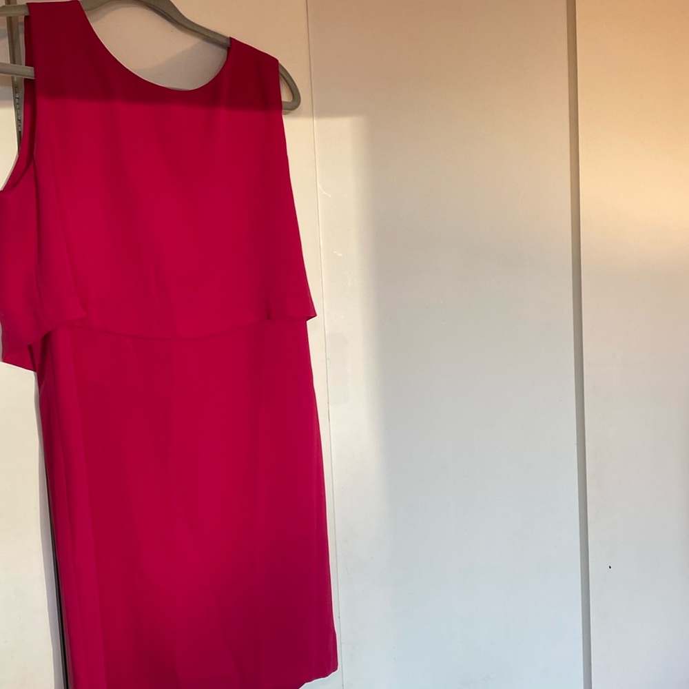 Hot pink dress